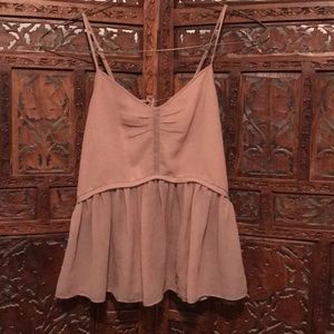 Urban Outfitters louse fitting peplum tank